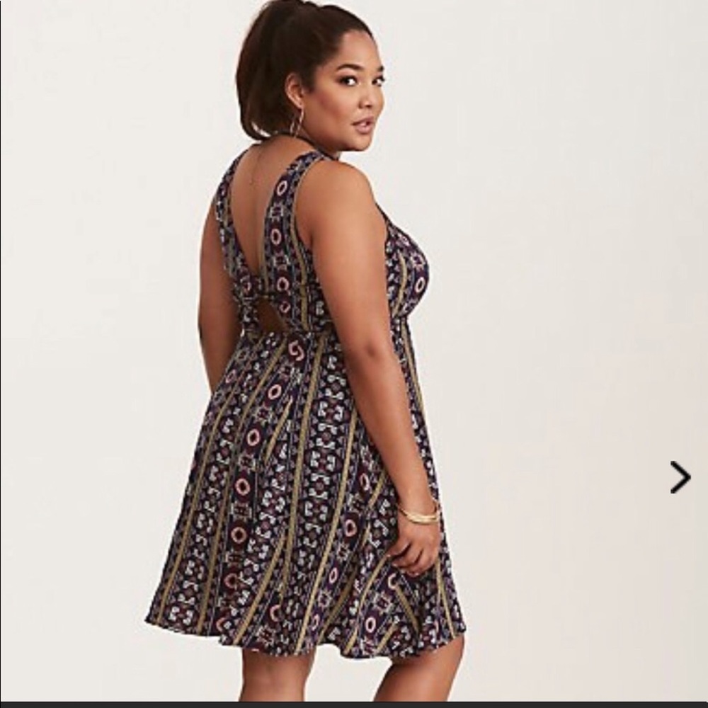 Torrid Geometric Print Dress